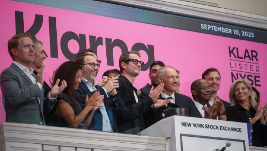 前十证券公司 Klarna纽交所上市开盘价52美元，发行价高于交易区间