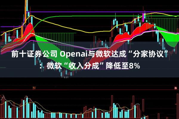 前十证券公司 Openai与微软达成“分家协议”：微软“收入分成”降低至8%